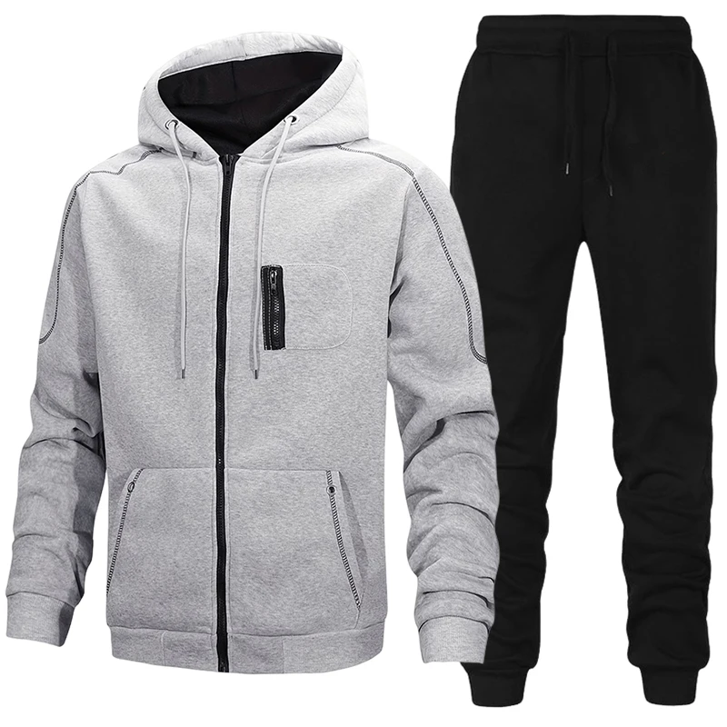 Winter Clothing Pk - Tuta da Uomo alla Moda, Felpa