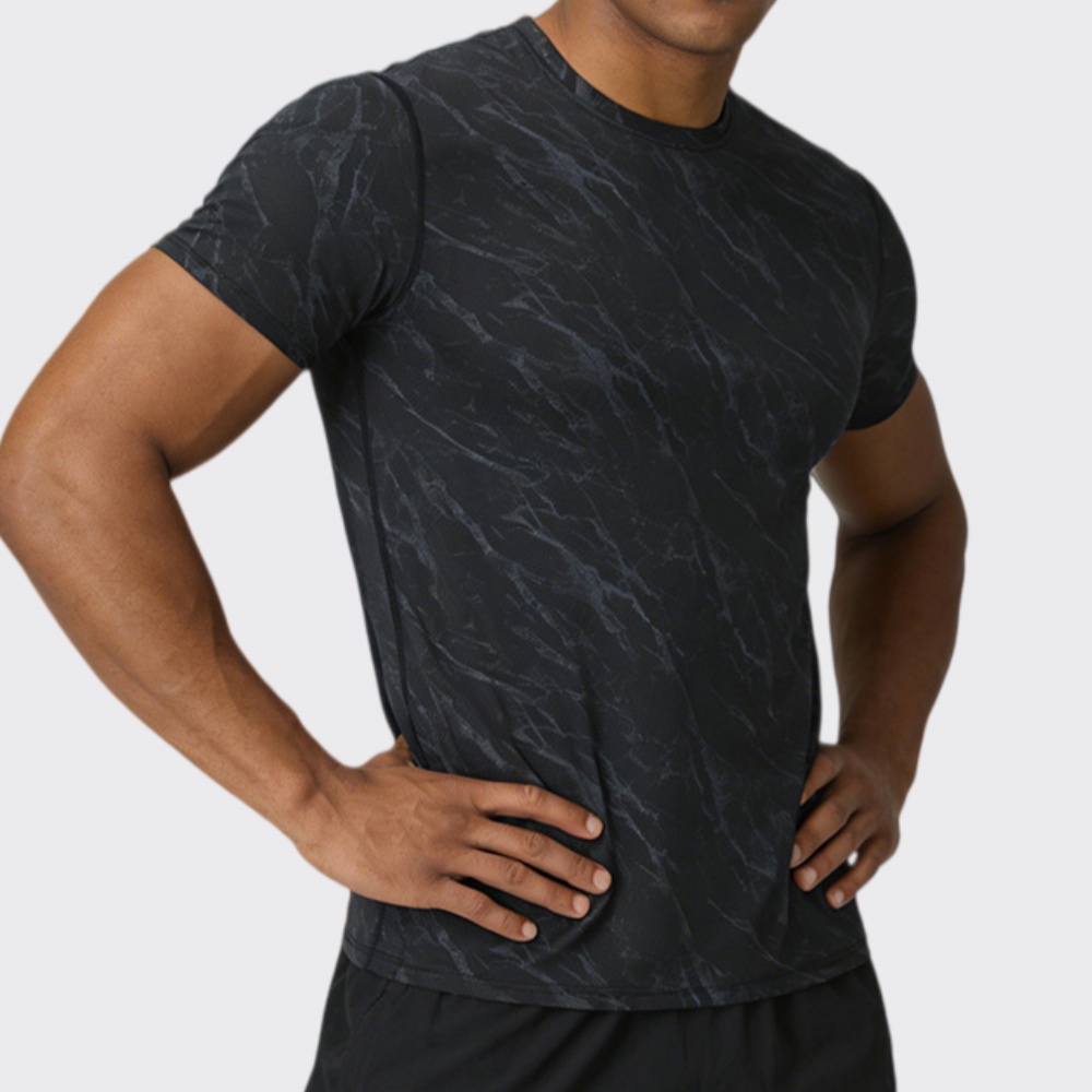 Winter Clothing Hiking - T-shirt fitness estiva da uomo ad