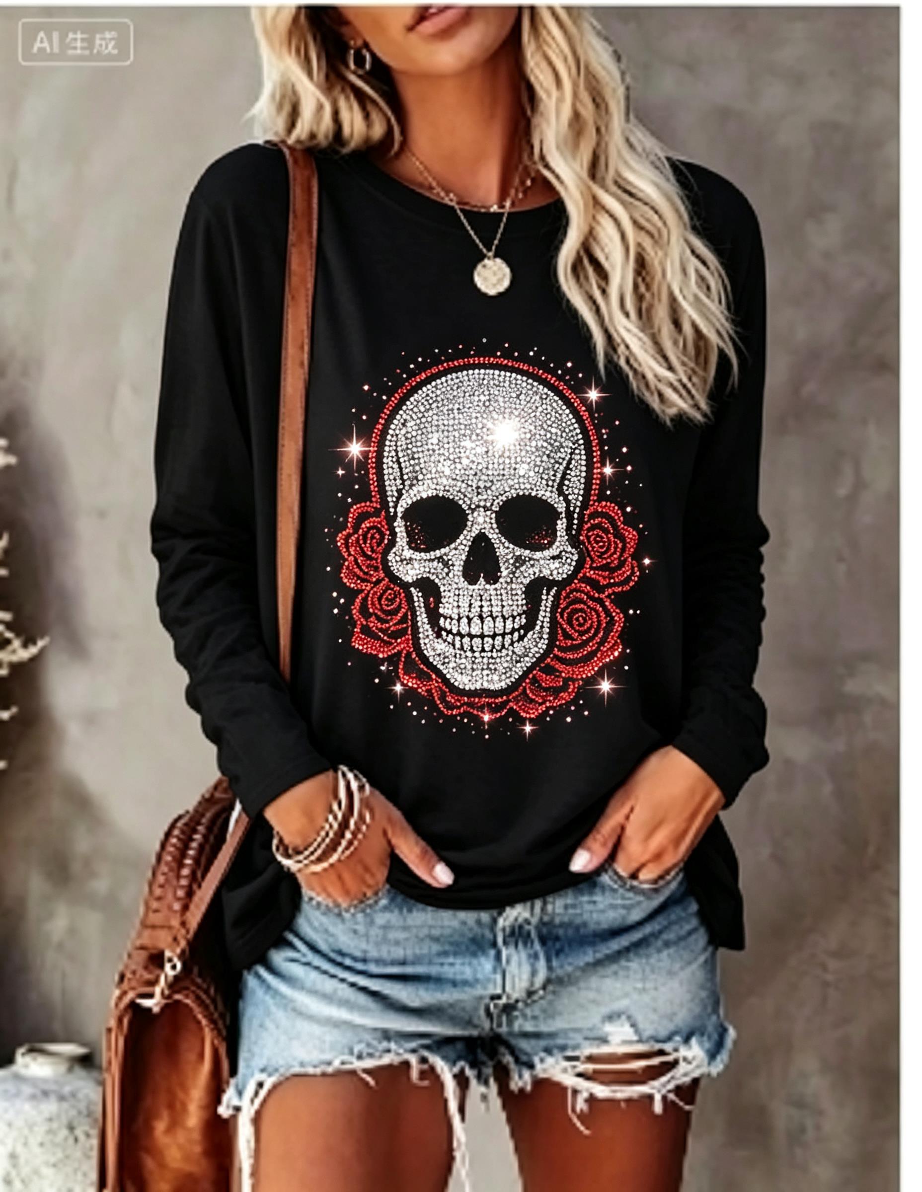 Maglietta a Maniche Lunghe da  - Winter Clothing For Women recensione e prezzo